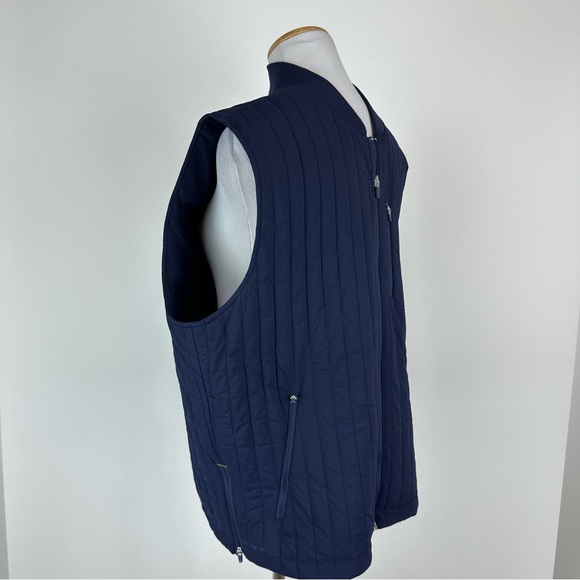 Bonobos Golf The Elements Vest Blue Channel Vest Size Large - Picture 4 of 9
